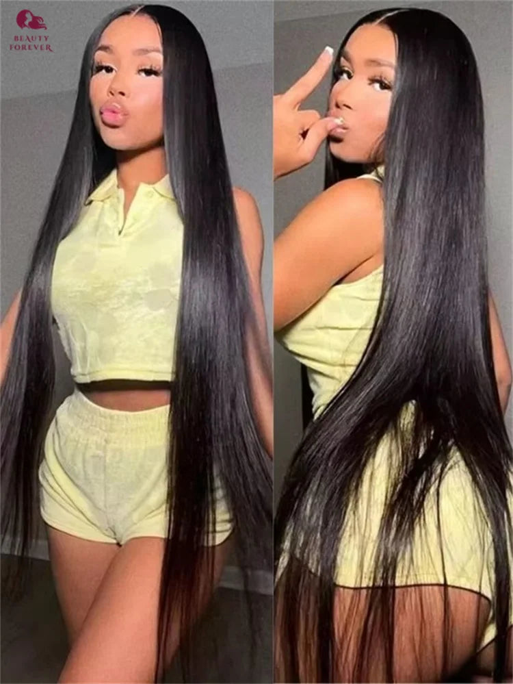 Beautyforever Unprocessed Virgin Human Hair Bundles 100% Brazilian Silky Straight Hair Weaves 2/3 Bundles Raw Hair Weaving