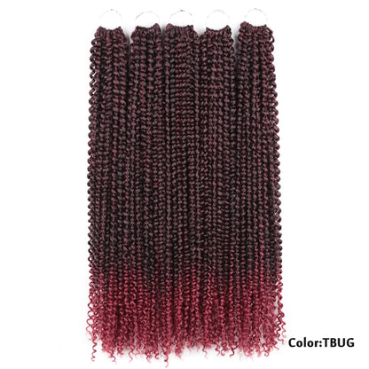 Pre Twisted Passion Twist Crochet Hair Butterfly Locs 24Inch