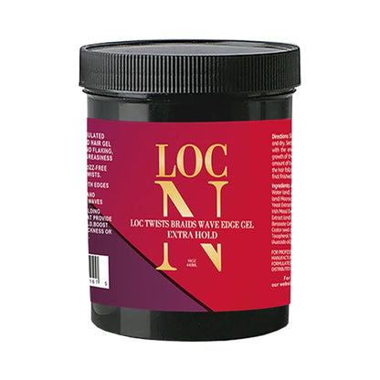 Loc Twists Braids Wave Edge Gel Extra Hold Hair Control Styling Braiding Cream Hair Styling Product Wholesale Custome Label 16OZ