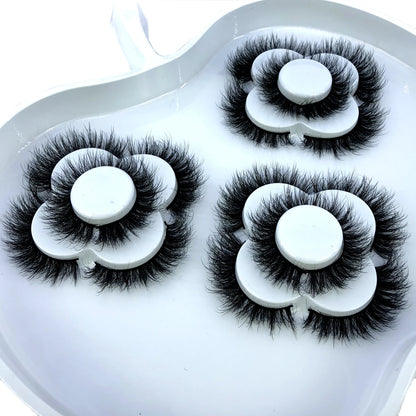 9 pairs of 8-25mm 3D mink eyelashes