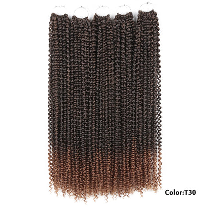 Pre Twisted Passion Twist Crochet Hair Butterfly Locs 24Inch