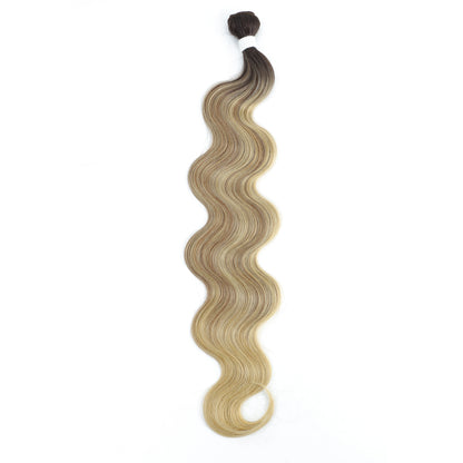 Body Wave Bundles Brazilian Hair Weaving Soft Natural Synthetic Hair Extensions Colorful Body Wave Top Quality Thick Hair