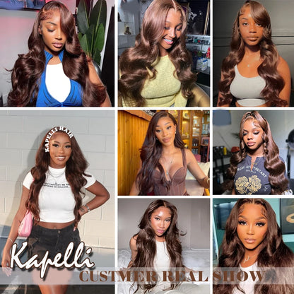 Human Hair Bundles with 4x4 Closure