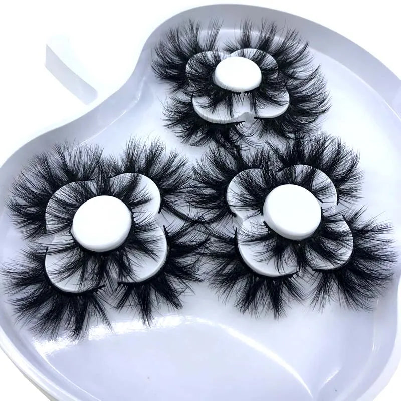 9 pairs of 8-25mm 3D mink eyelashes