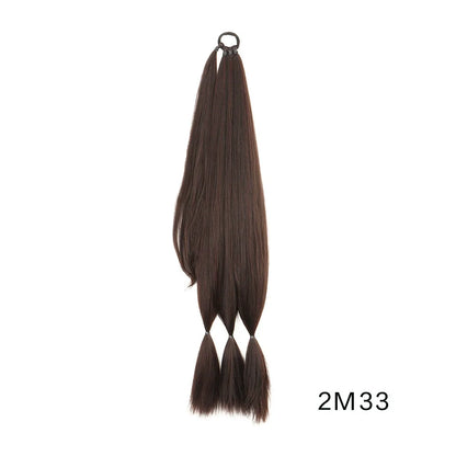 Synthetic Long Braided Ponytail ExteNatural Soft Hair Piece Daily Wear 30 Inch