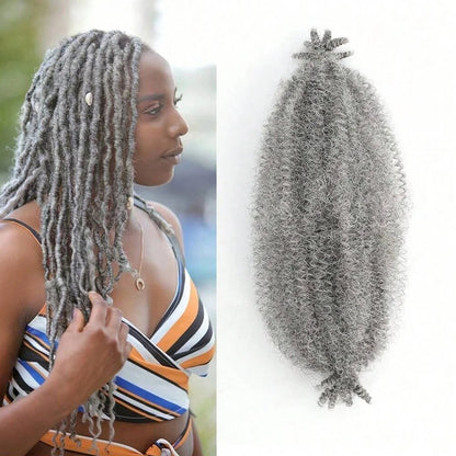 Synthetic Wig Twist Hair Marley Twist Braiding Hair Springy Afro Twist Hair for Soft Locs Passion Twist Hair Butterfly Locs Hair