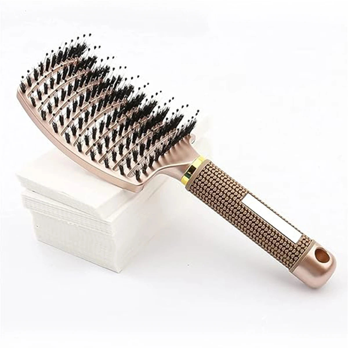 Hair Brush Scalp Massage Comb Hairbrush Boar Bristle Nylon Women Wet Curly Detangle Hair Brush Salon Hairdressing Styling Tool