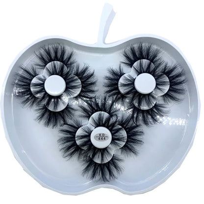 9 pairs of 8-25mm 3D mink eyelashes