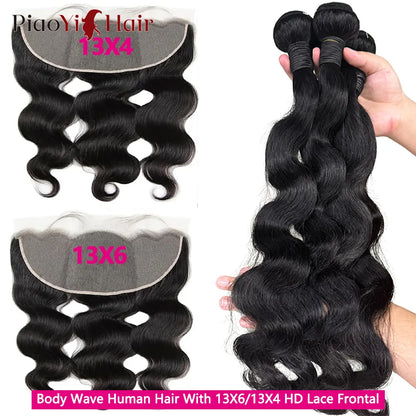 13X6 HD Lace Frontal With Body Wave