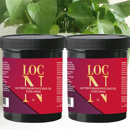Loc Twists Braids Wave Edge Gel Extra Hold Hair Control Styling Braiding Cream Hair Styling Product Wholesale Custome Label 16OZ