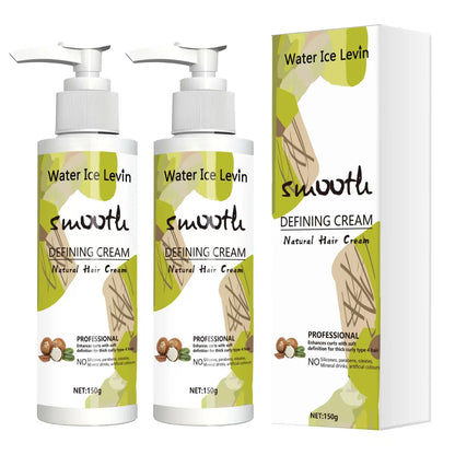 Love Your Curly Hair - All in One Curly Cream Styling, Anti-Curly Curly Cream Curly Hair, Repair, Definition, Hydrating Japanese Style and Shea Butter, 150g