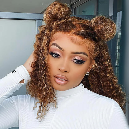 4/27 Ombre Highlight Bob Wig Human Hair