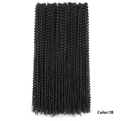 Pre Twisted Passion Twist Crochet Hair Butterfly Locs 24Inch