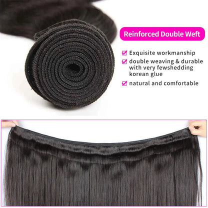 12A Grade Brazilian Body Wave Human Hair Bundles Brazilian Virgin Hair 14-30 Inch Double Weft Remy Hair Bundles