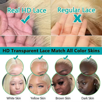 613 13x6 Lace Front Wig Human Hair