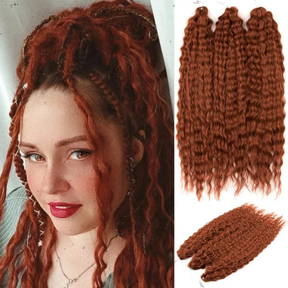 32Inch 3pcs Water Wave Twist Crochet Hair