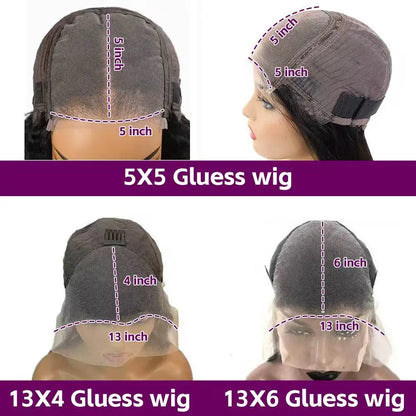 220% Density Human Hair Wigs Blonde 613 Lace Front Wig