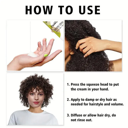 Love Your Curly Hair - All in One Curly Cream Styling, Anti-Curly Curly Cream Curly Hair, Repair, Definition, Hydrating Japanese Style and Shea Butter, 150g