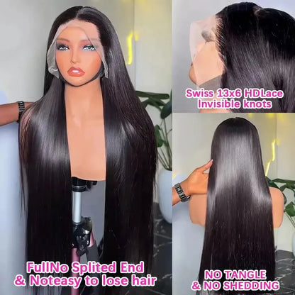 Straight Lace Front Wig Remy Glueless