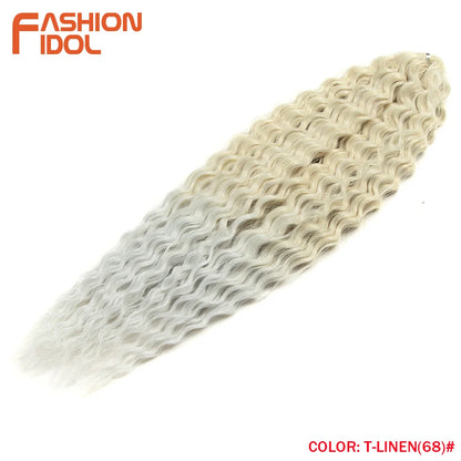 32Inch 3pcs Water Wave Twist Crochet Hair