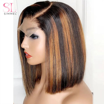 SIMMEL Ombre 4x4 Lace Closure Wig Highlight