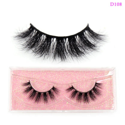 LEHUAMAO Eyelashes 3D Mink Lashes natural mink lashes for daily wear soft lashes Eyelash extension real Eyelash for makeup D103