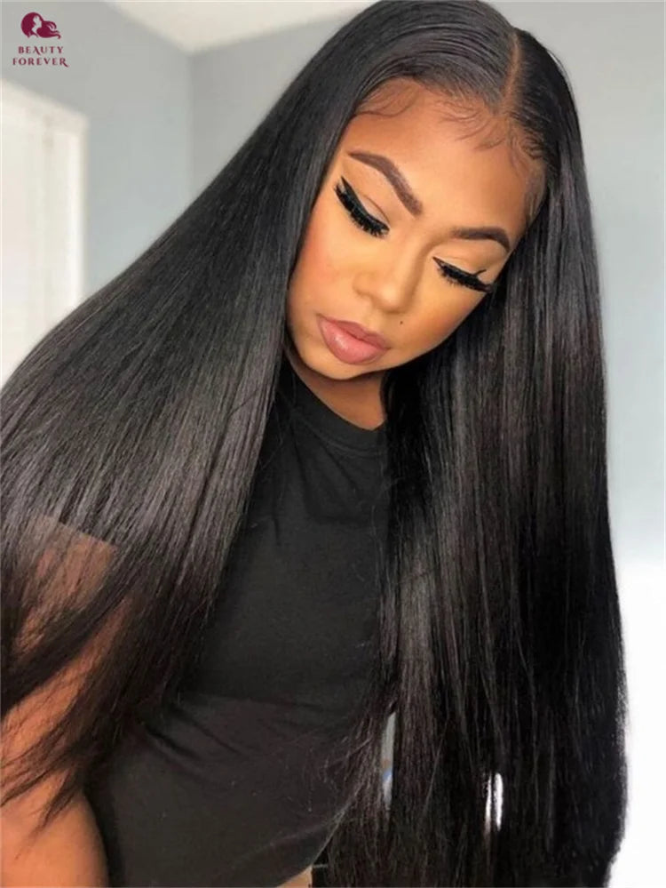 Beautyforever Unprocessed Virgin Human Hair Bundles 100% Brazilian Silky Straight Hair Weaves 2/3 Bundles Raw Hair Weaving