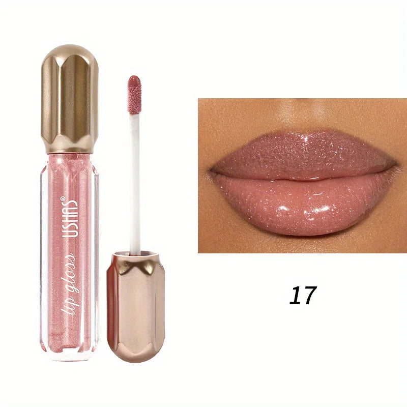 5-Color Jelly Lipsticks, Temperature Color Changing Crystal Flower Lip Gloss, Long Lasting Nourishing Hydrating Rosehip Oil Lips