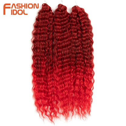 32Inch 3pcs Water Wave Twist Crochet Hair
