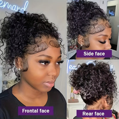 360 HD Full Lace Front Curly Wigs