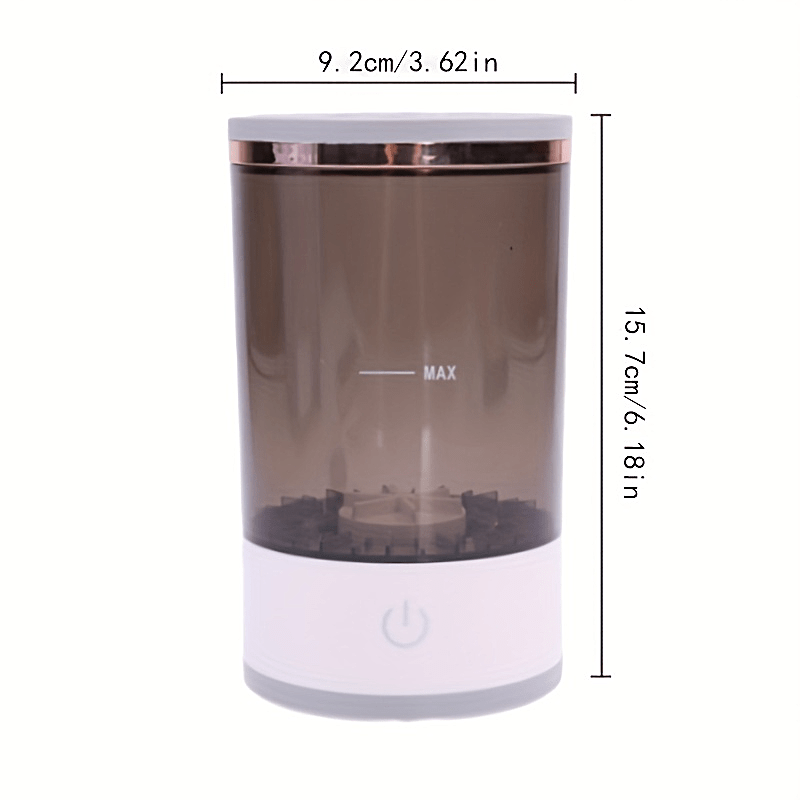 1pc Portable Electric Makeup Brush Cleaner Machine Automatic Spinner With USB Charging Quick Dry Cosmetic Brush Cleaning Tool - For Makeup Enthusiasts & Professionals - Suitable for Daily Use - Perfect Gift for Beauty Lovers