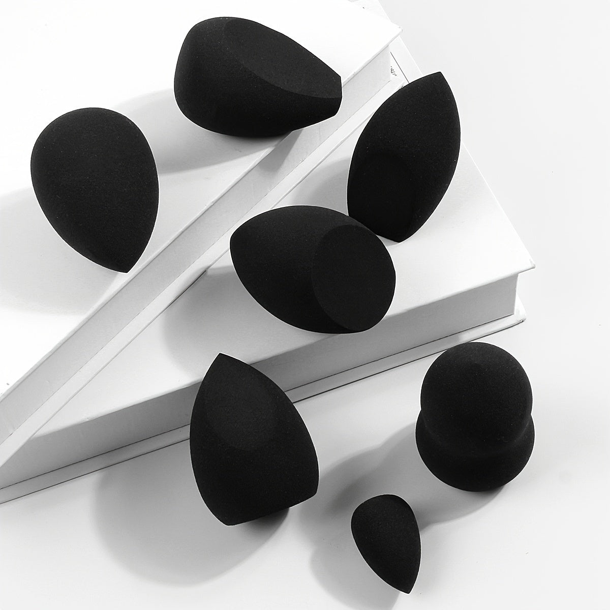 25pcs Professional Makeup Brush Set&7pcs Multi-Functional Beauty Blender&5pcs Dry Use Triangle Powder Puff, Blush Brush, Makeup Tools With Soft Fiber For Easy Carrying, Foundation Brush, Eye Shadow Brush, Eyebrow Brush, Brush