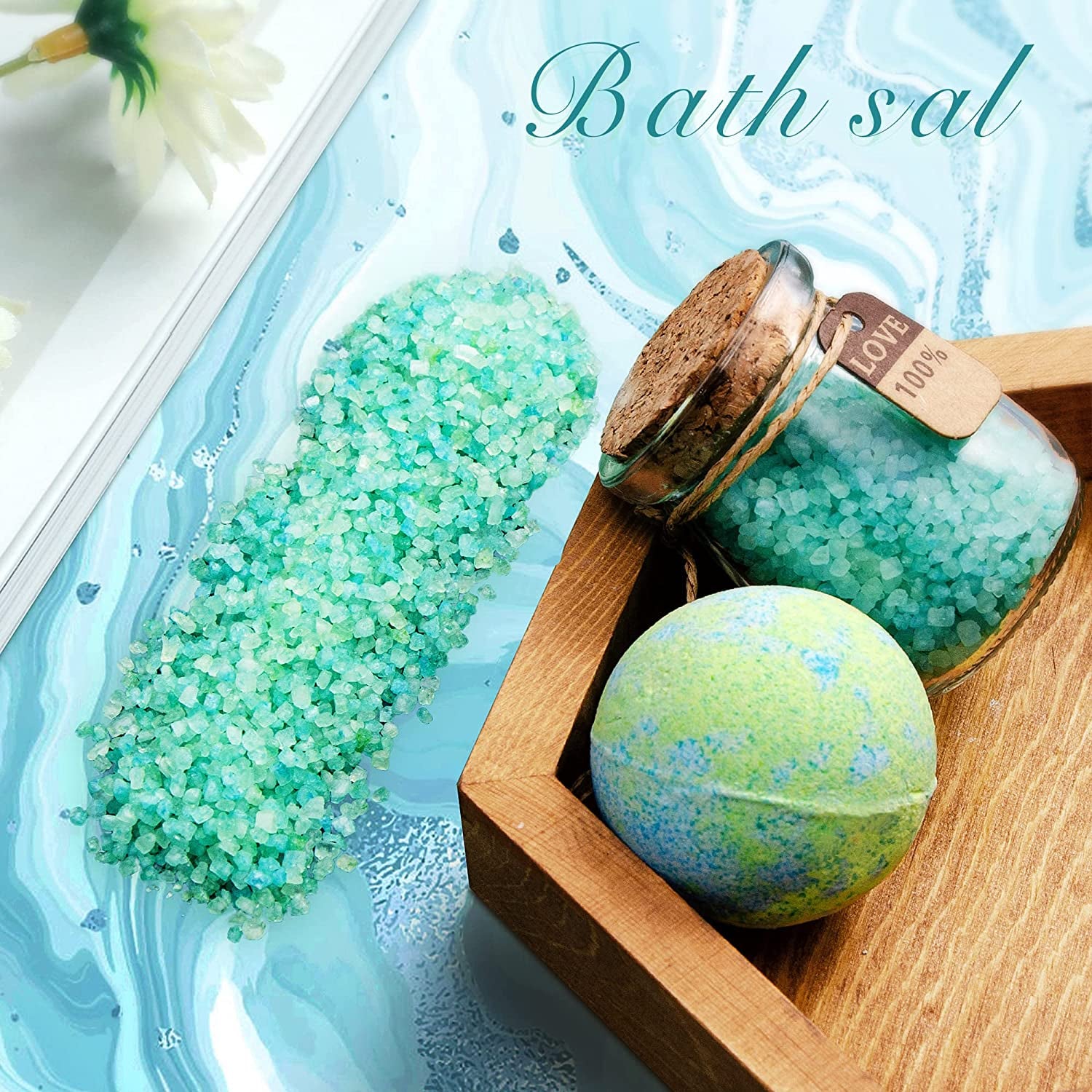 Valentines Day Gifts for Her, Relaxing Spa Gift Basket Set, Unique Birthday Gift Ideas for Women, Christmas Gifts for Mom Sister Best Friend Wife, Employee Teacher Nurse Appreciation Gift